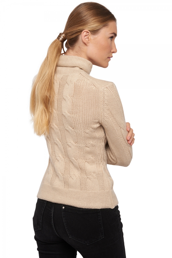 Cachemire Naturel pull femme cachemire couleur naturelle natural blabla natural beige 2xl